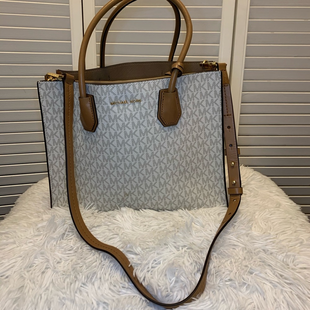 MICHAEL KORS leather tote bag